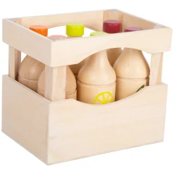 Small Foot - Houten Krat met Flessen, 7dlg.