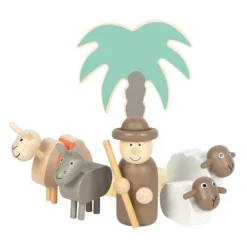 Small Foot - Houten Kribbe Kerstverhaal Speelset