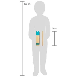 Small Foot - Houten Kub Compact Werpspel, 21dlg.