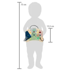 Small Foot - Houten LED Activiteitenbord met Licht en Schakelaars