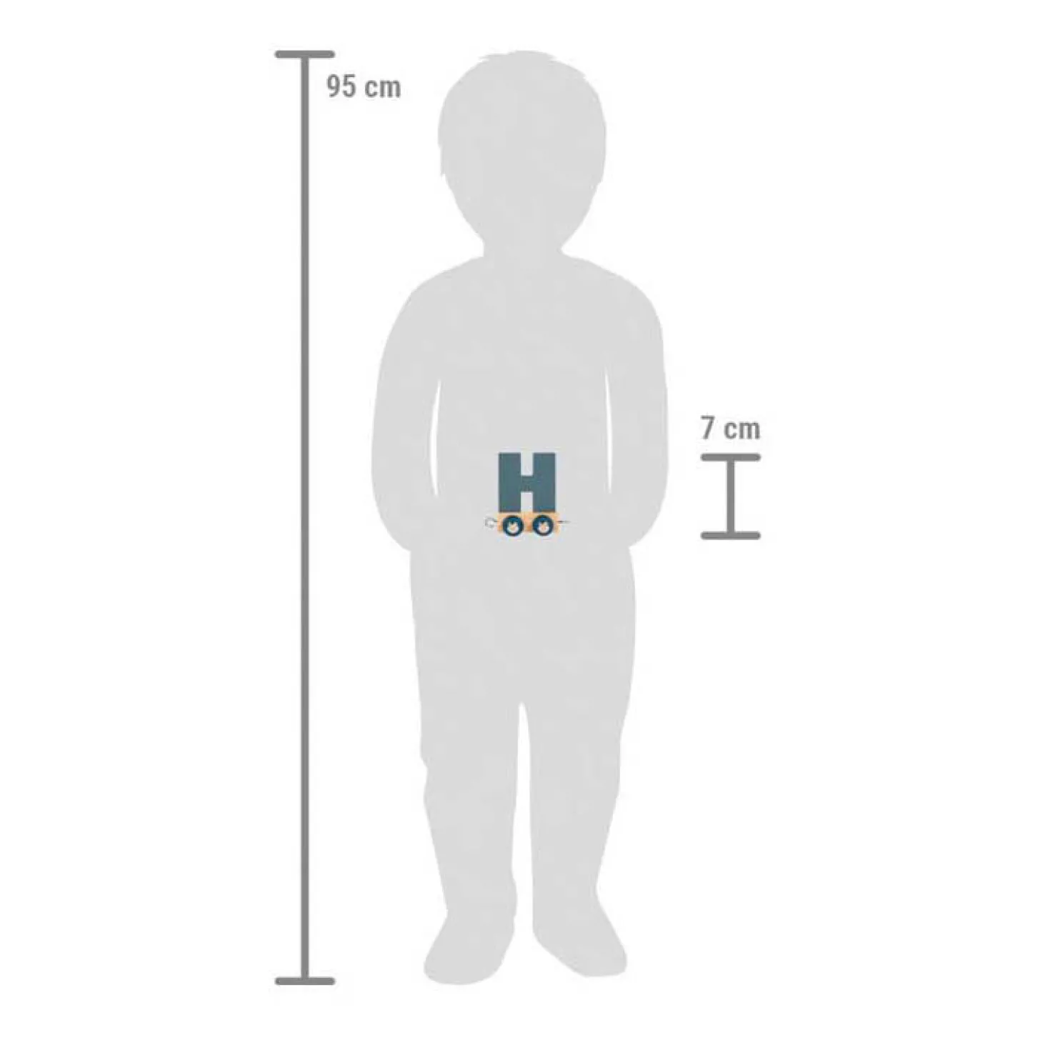 Small Foot - Houten Lettertrein Polar - H