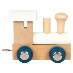 Small Foot - Houten Lettertrein Polar - Locomotief Wit - 12
