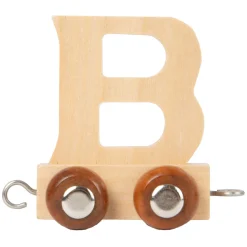 Small Foot - Houten Lettertrein - B - 12 stuks