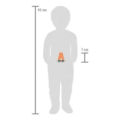 Small Foot - Houten Lettertrein Polar - A