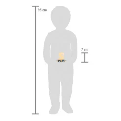 Small Foot - Houten Lettertrein Polar - S