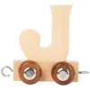 Small Foot - Houten Lettertrein - J - 12 stuks