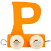 Small Foot - Houten Lettertrein Oranje - P - 12 stuks