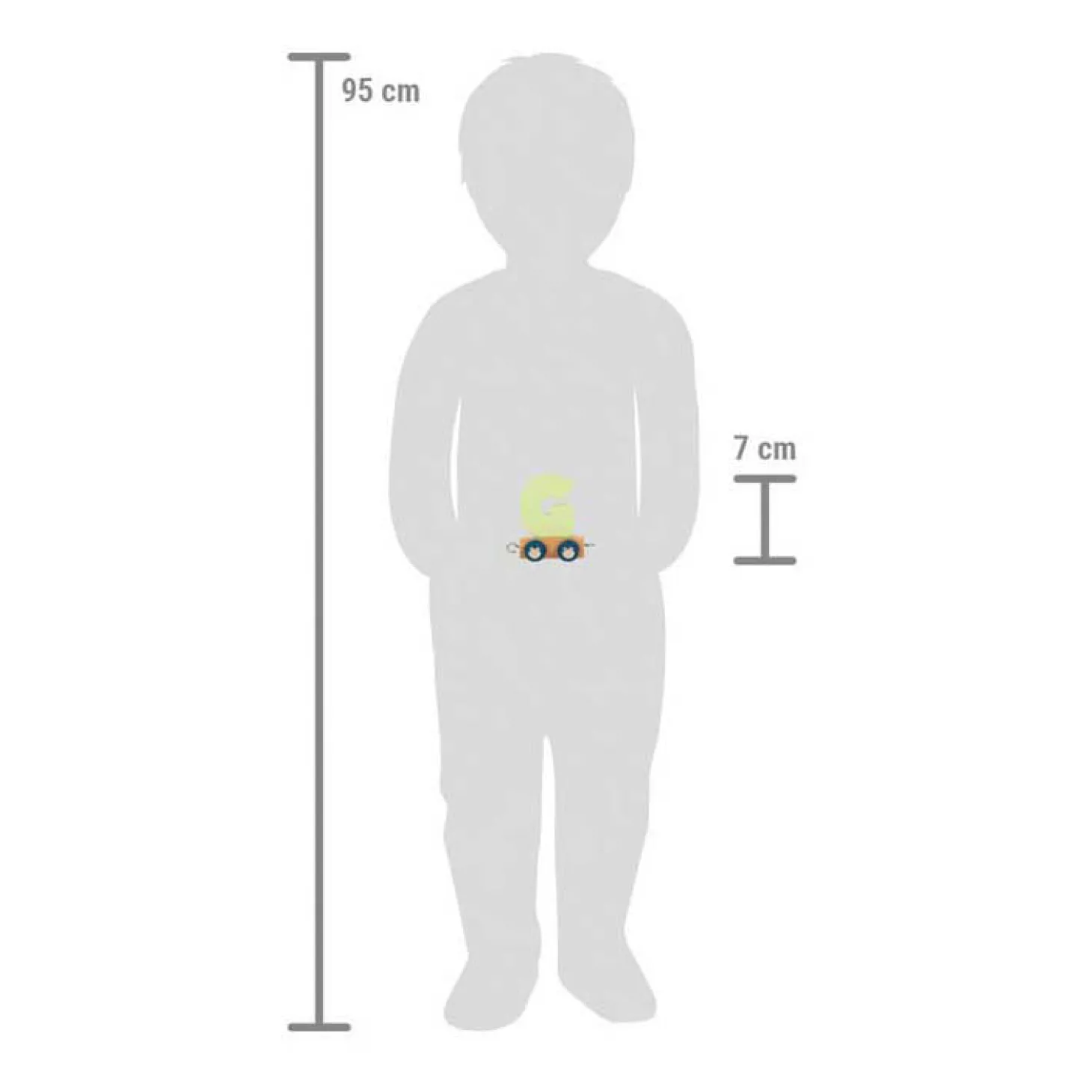 Small Foot - Houten Lettertrein Polar - G