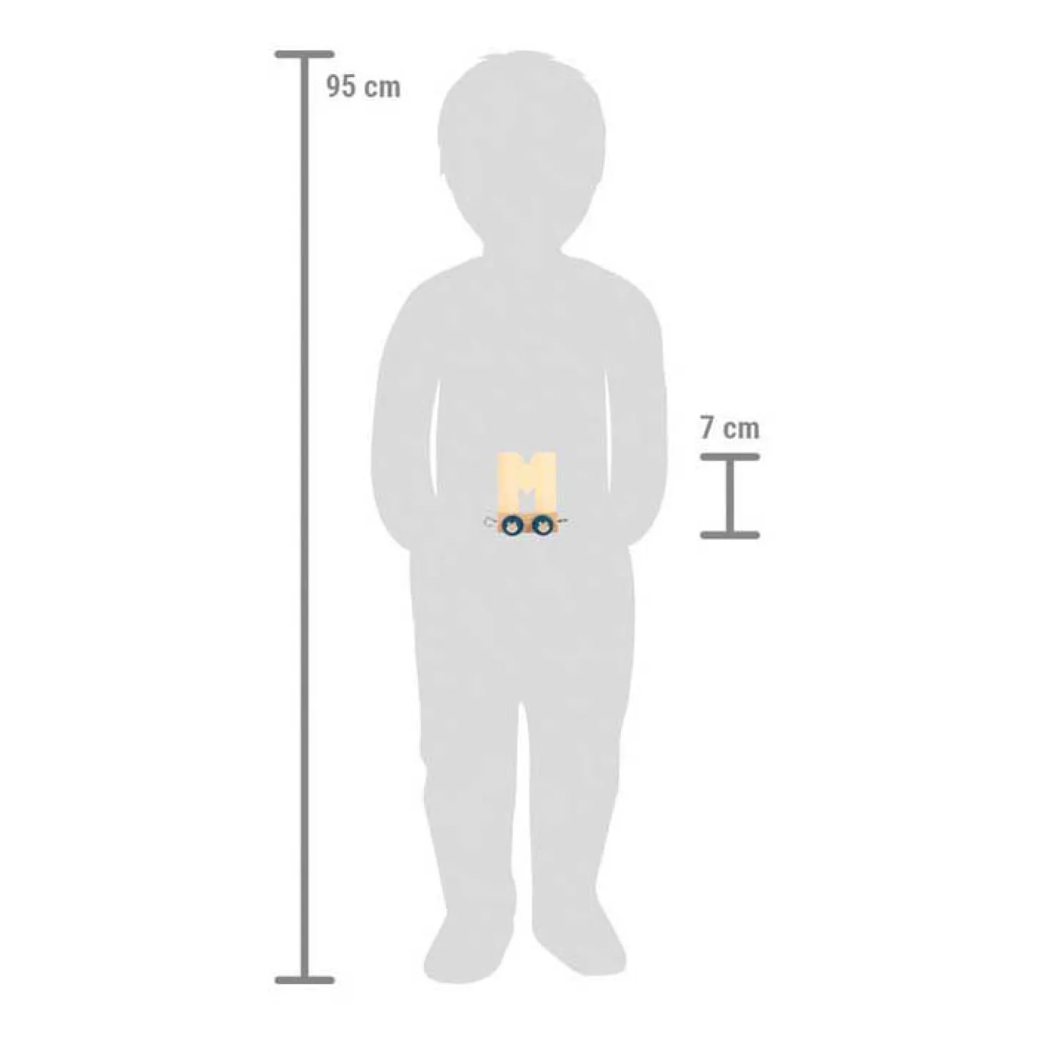 Small Foot - Houten Lettertrein Polar - M