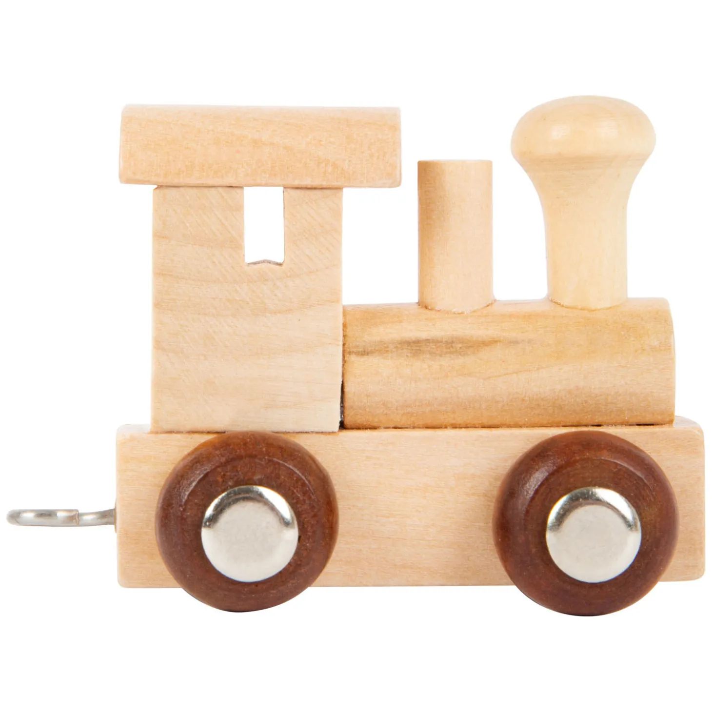 Small Foot - Houten Lettertrein Locomotief - 12 stuks