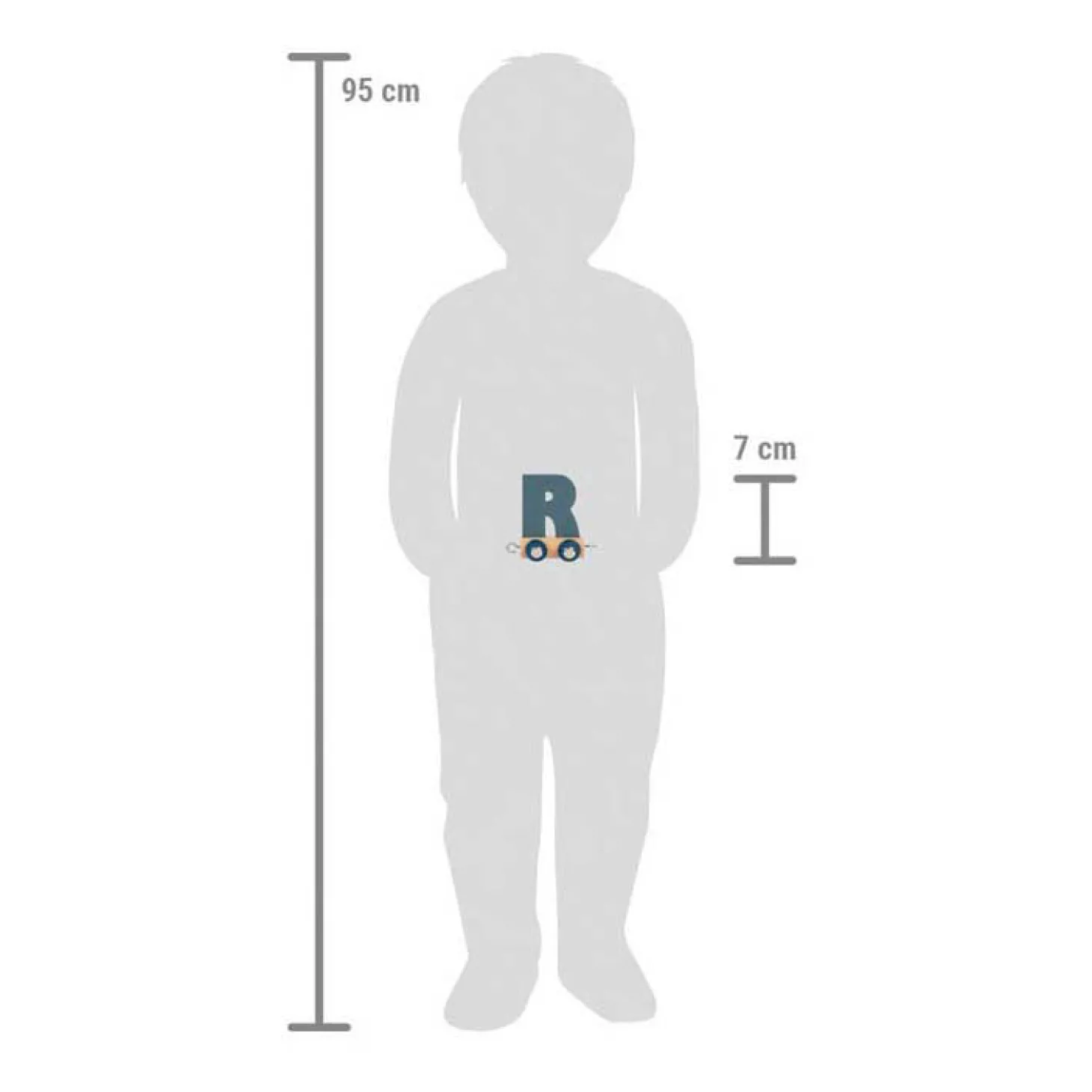 Small Foot - Houten Lettertrein Polar - R