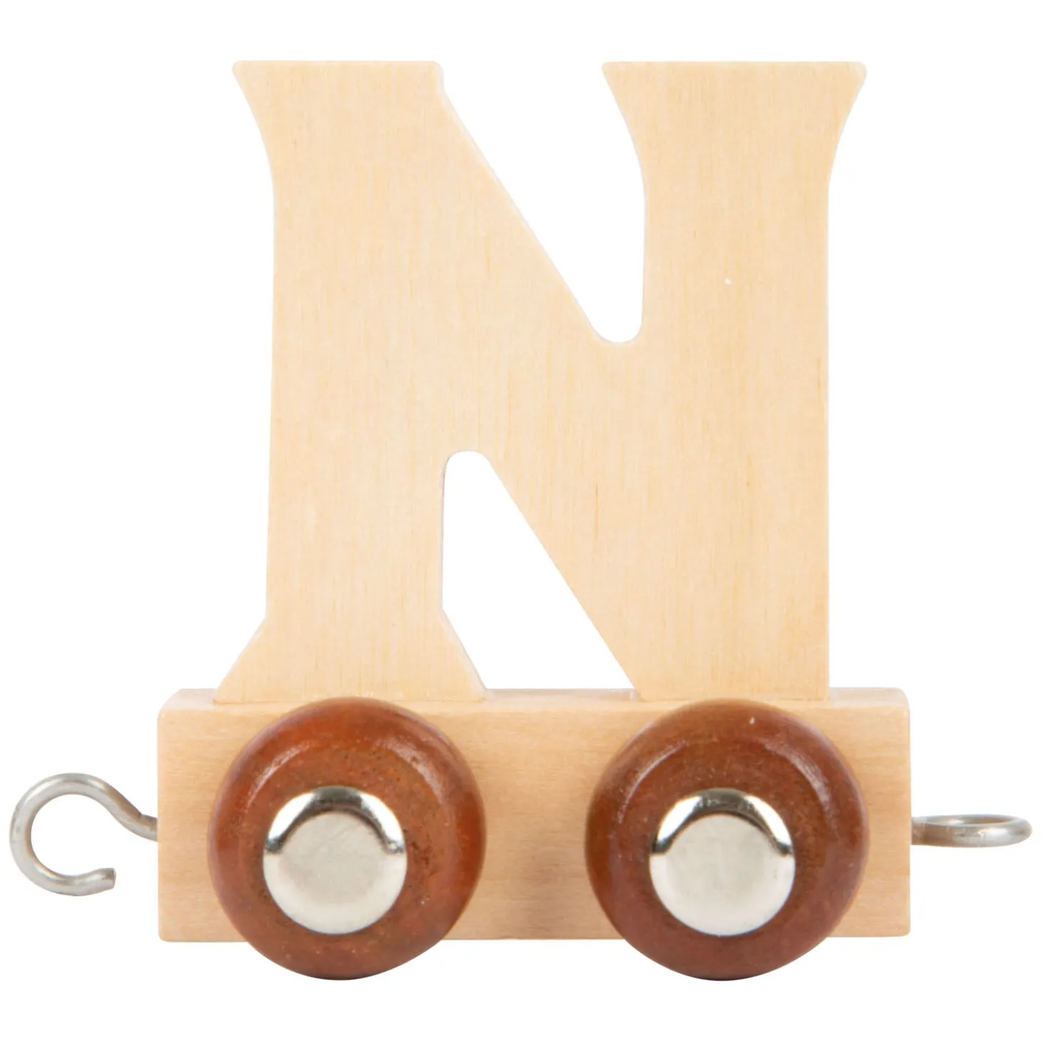 Small Foot - Houten Lettertrein - N - 12 stuks