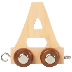 Small Foot - Houten Lettertrein - A - 12 stuks