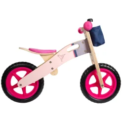 Small Foot - Houten Loopfiets Kolibrie Roze