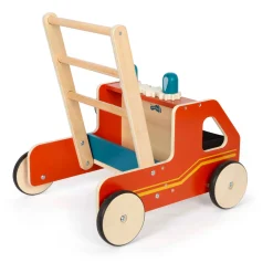 Small Foot - Houten Loopwagen Brandweer