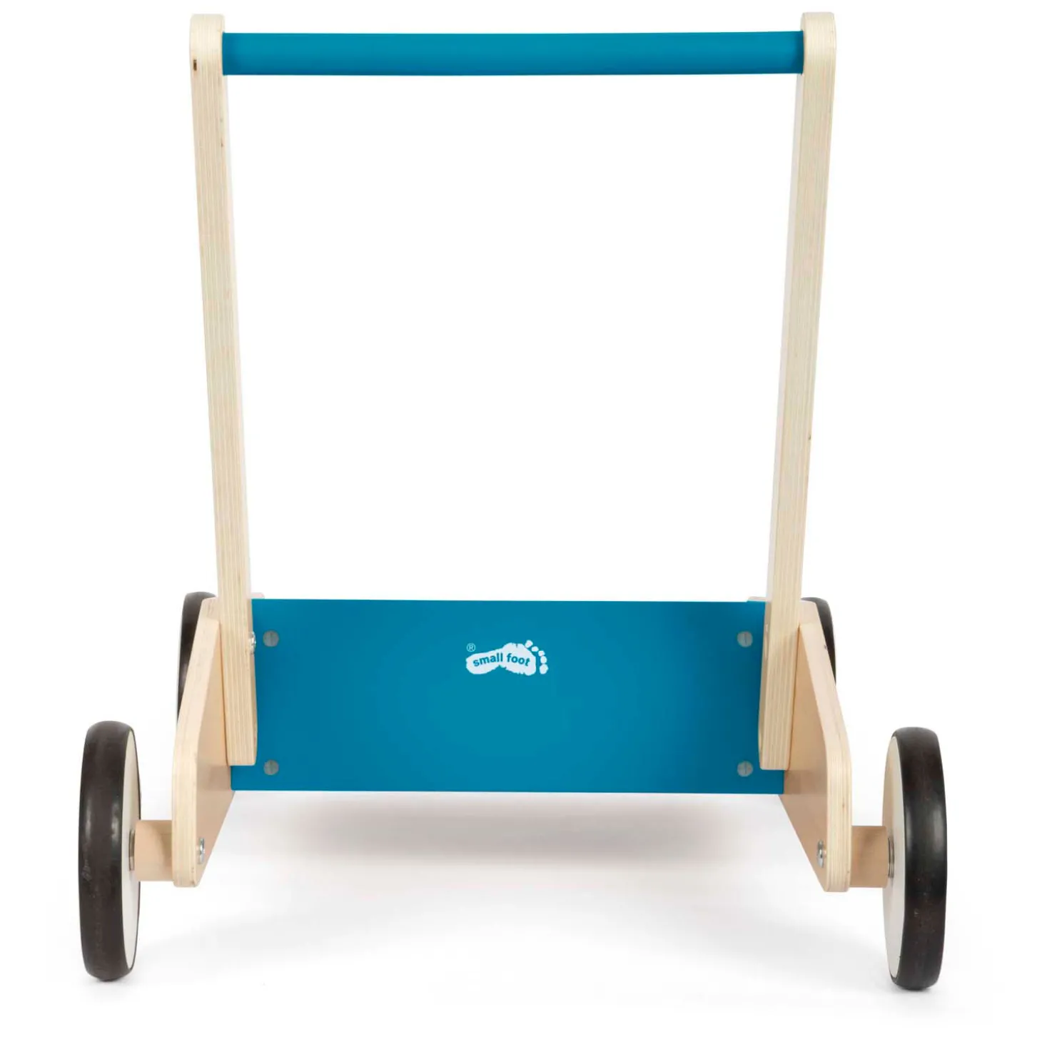 Small Foot - Houten Loopwagen Petrol Blauw