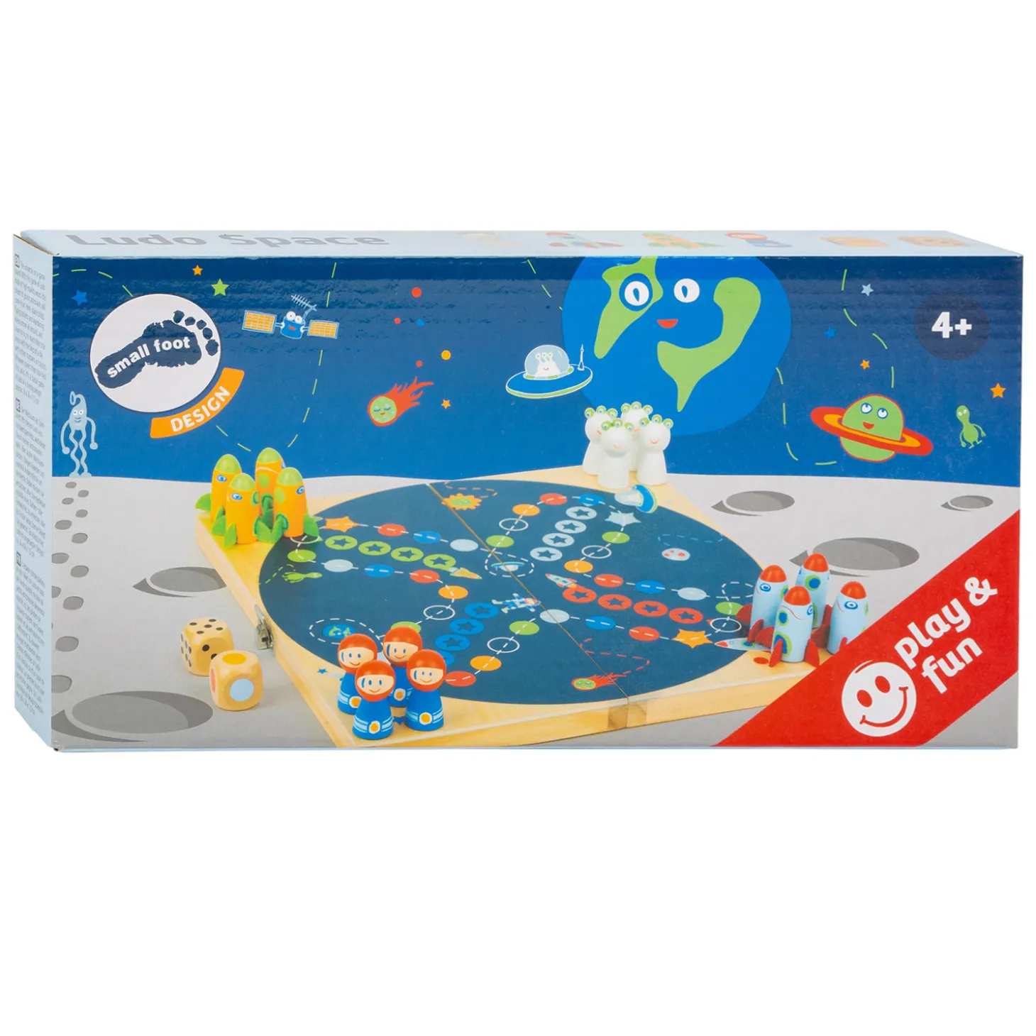 Small Foot - Houten Ludospel Ruimtevaart
