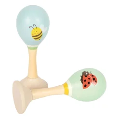 Small Foot - Houten Maracas Tiny Friends - 2st.