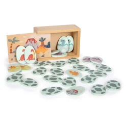 Small Foot - Houten Memospel Dino in Opbergdoos