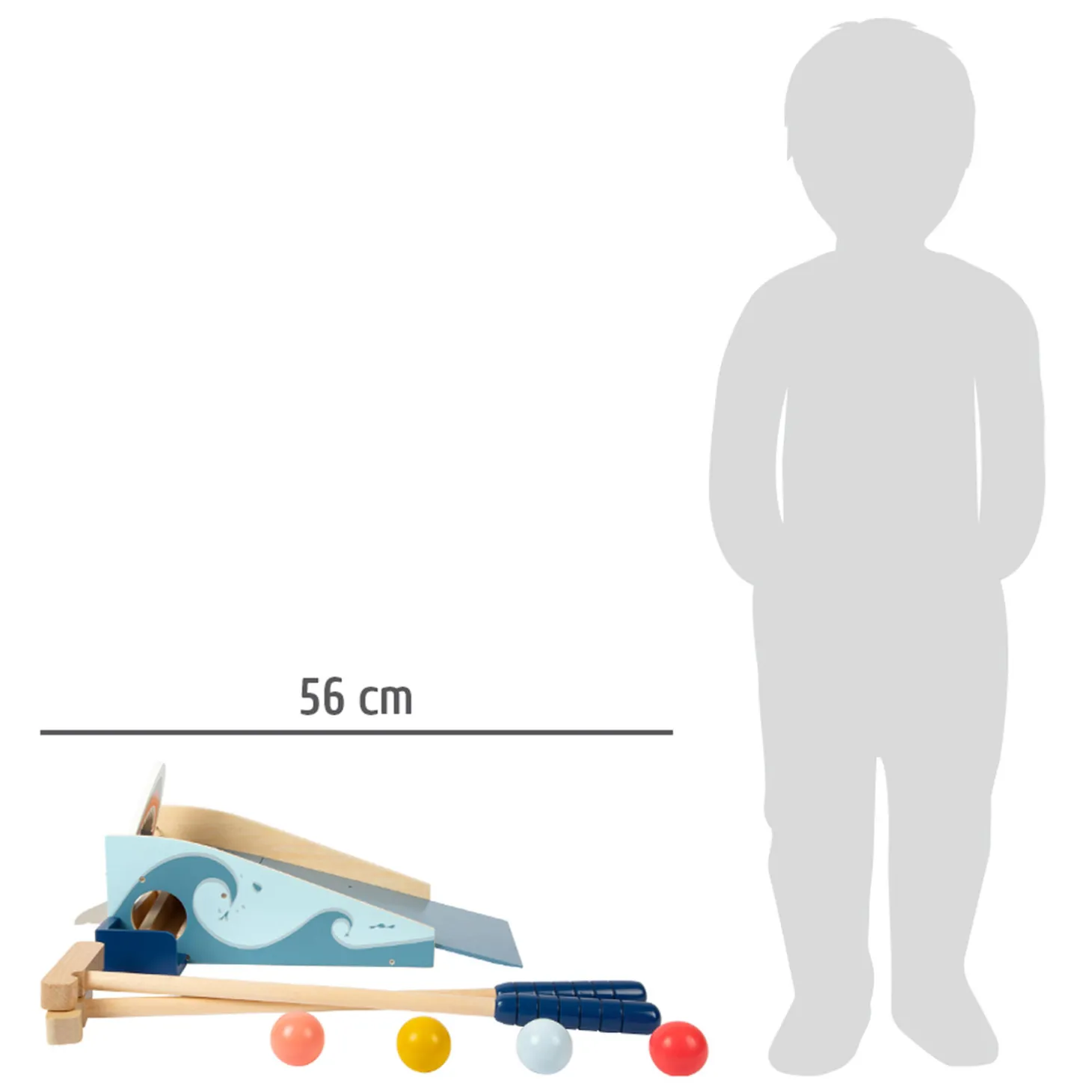 Small Foot - Houten Mini Golf Haaienaanval, 7dlg.