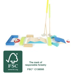Small Foot  -  Houten Mini Golf, 20dlg.