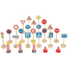 Small Foot - Houten Mini Verkeersbordenset, 25dlg.