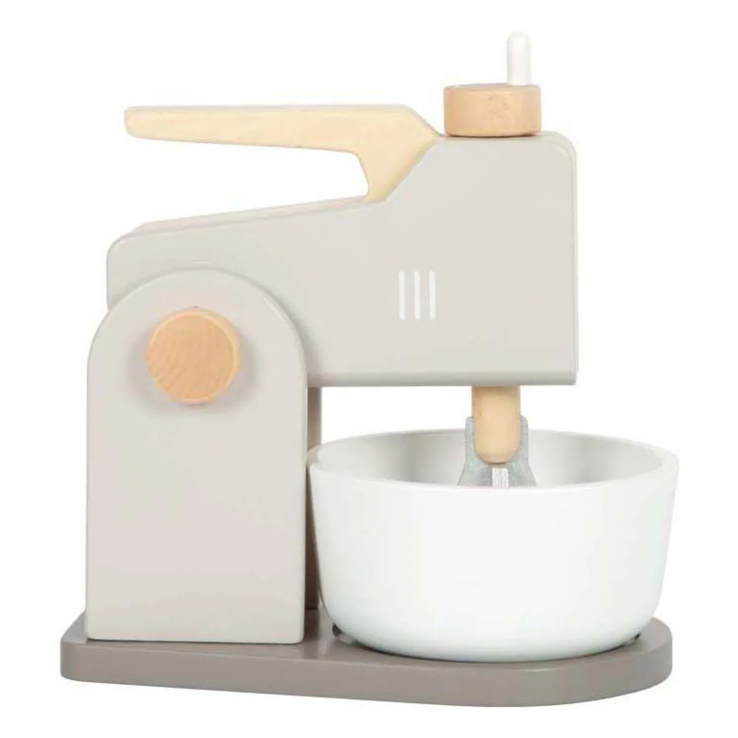 Small Foot - Houten Mixer Speelset Grijs "Tasty"