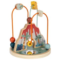 Small Foot - Houten Motoriekspiraal Vulkaan en Dino