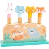 Small Foot - Houten Motoriek Vorm Insteekspel Bosdieren, 5dlg.