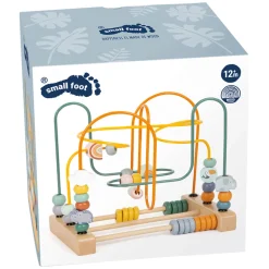 Small Foot  -  Houten Motoriekspiraal Safari met Kralen