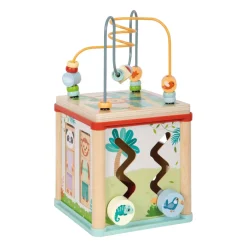 Small Foot - Houten Motoriekkubus FSC Jungle Friends