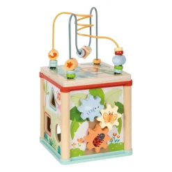 Small Foot - Houten Motoriekkubus FSC Jungle Friends