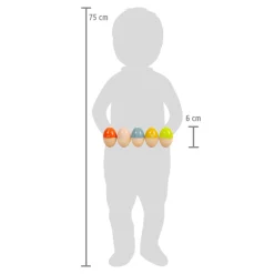 Small Foot  -  Houten Muziekeieren Groovy Beats, 5dlg.