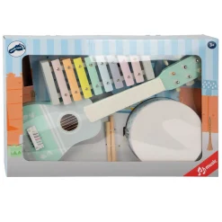 Small Foot - Houten Muziekinstumentenset Pastel, 7dlg,