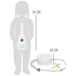 Small Foot - Houten Muziekinstumentenset Pastel, 7dlg,