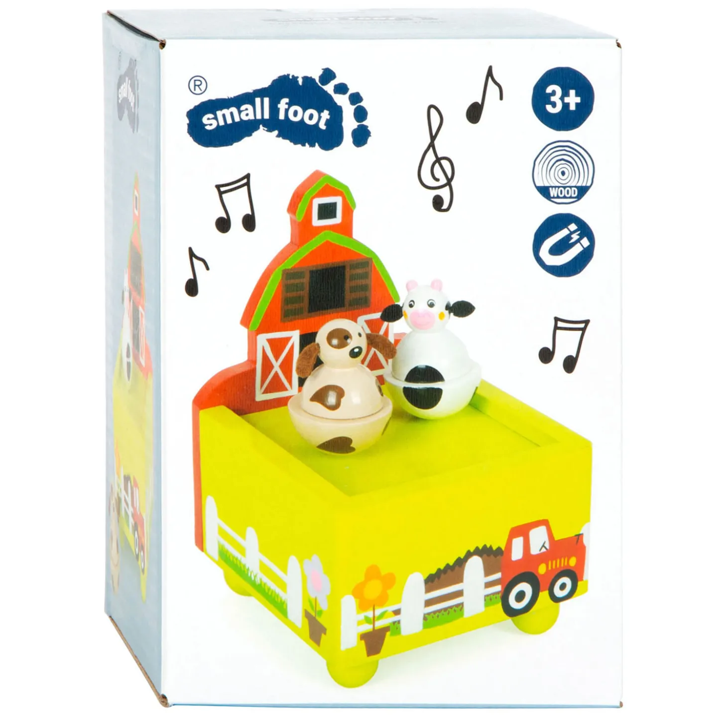 Small Foot - Houten Muziekdoos Boerderij