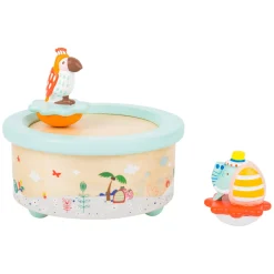 Small Foot - Houten Muziekdoos Papegaai en Olifant