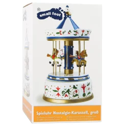 Small Foot - Houten Muziekdoos Draaimolen Love Story