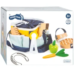 Small Foot - Houten Paardenverzorgingsset met Tas, 8dlg.