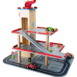 Small Foot  -  Houten Parkeergarage met Accessoires