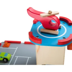 Small Foot  -  Houten Parkeergarage met Accessoires