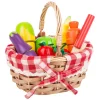 Small Foot - Houten Picknickmand met Snij Fruit, 15dlg.