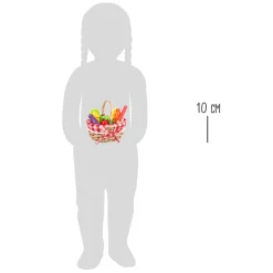 Small Foot - Houten Picknickmand met Snij Fruit, 15dlg.