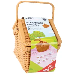 Small Foot - Houten Picknickmand met Servies Romantisch, 30dlg.