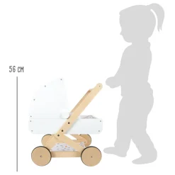 Small Foot - Houten Poppenwagen Little Button