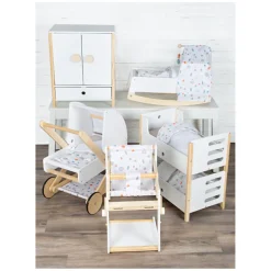 Small Foot - Houten Poppenwagen Little Button