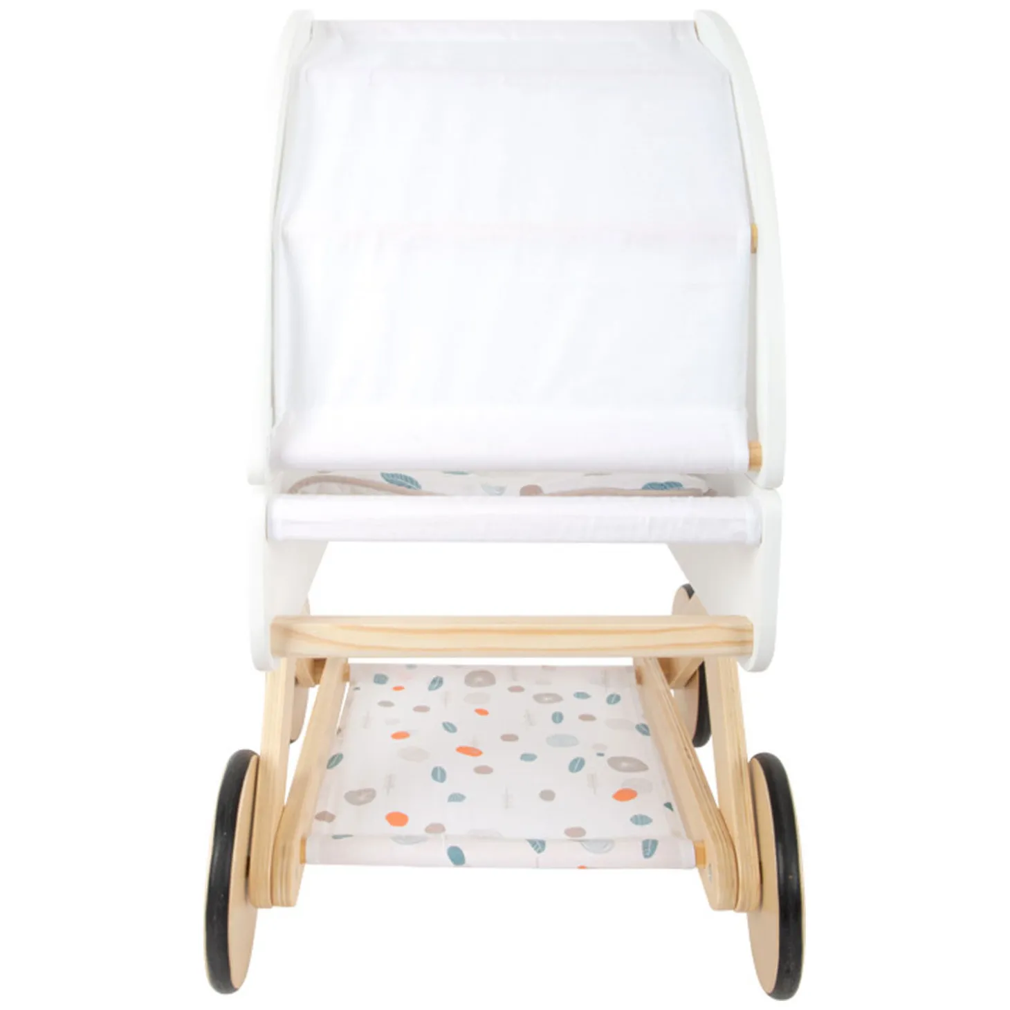 Small Foot - Houten Poppenwagen Little Button