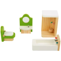 Small Foot - Houten Poppenhuis Meubeltjes Badkamer, 4dlg.