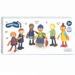 Small Foot - Houten Poppenhuis Familie  met Rolstoel, 6st.