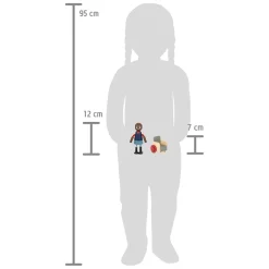 Small Foot - Houten Poppenhuis Familie met Rolstoel, 6st.